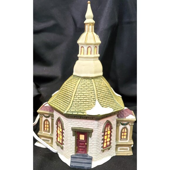Dickens Towne series HOPE CHAPEL Christmas Village octagon chapel building 1998 - Picture 5 of 9